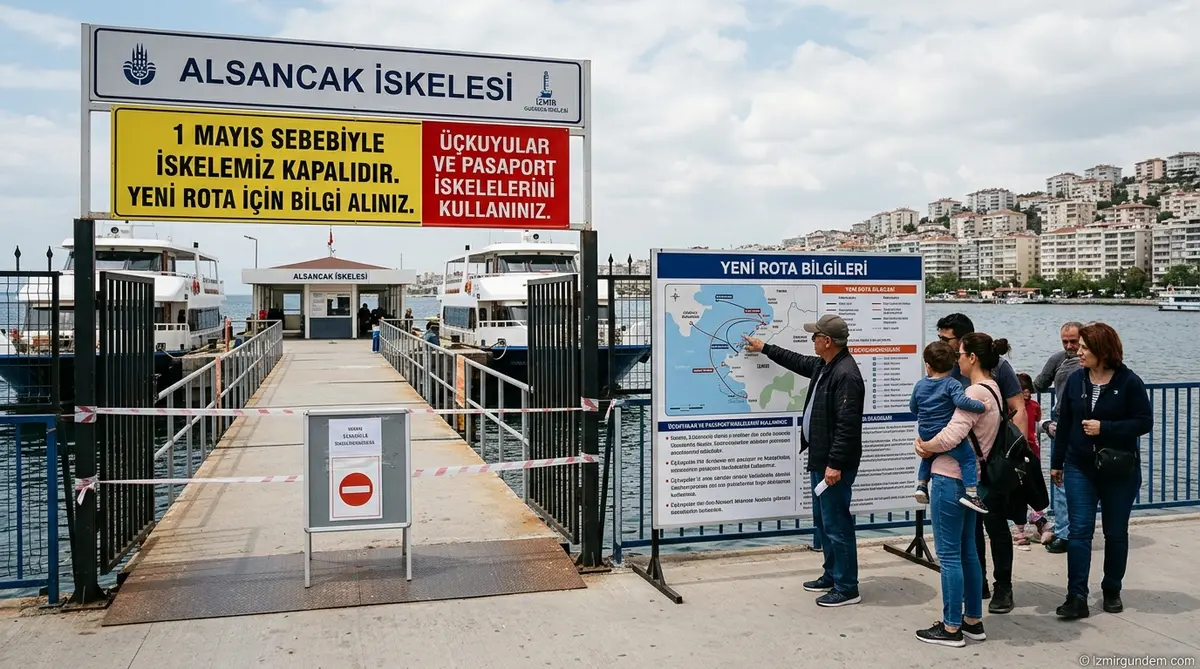 1 Mayıs'ta Alsancak İskelesi kapanıyor: İşte yeni rota