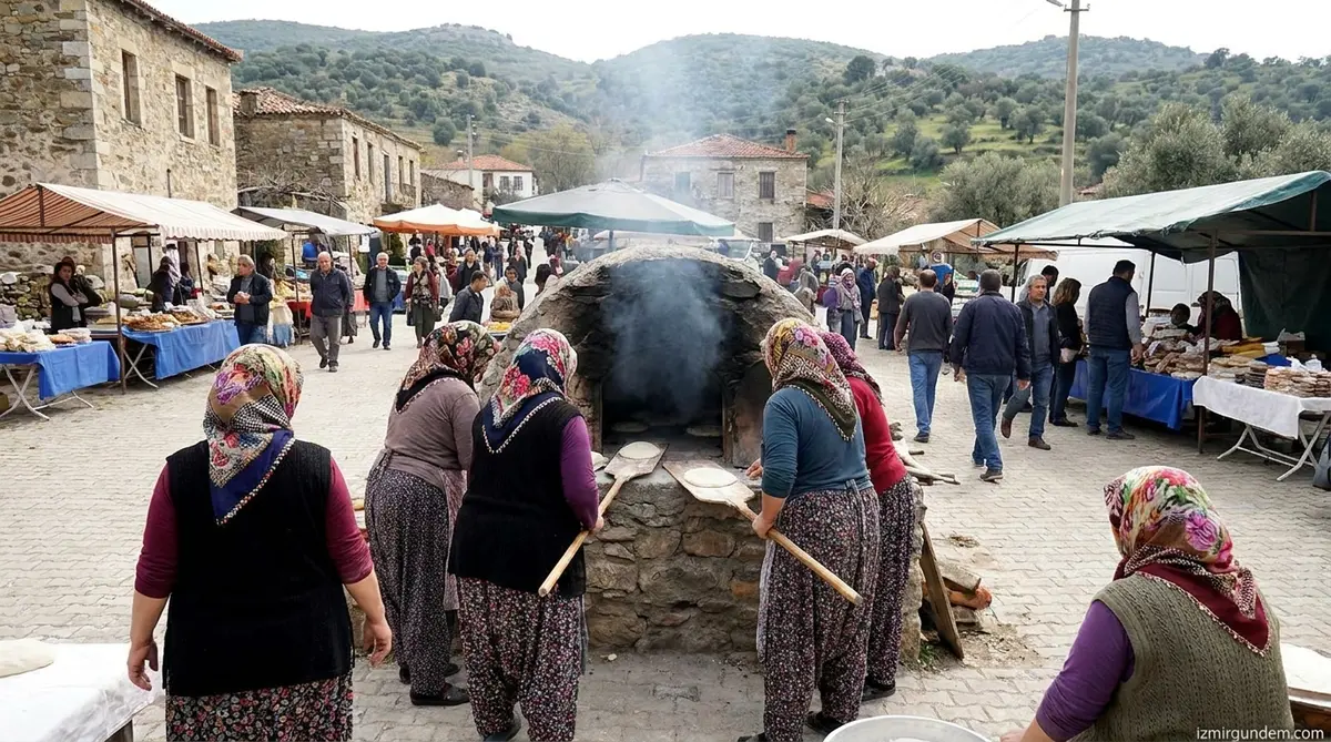 12. Germiyan Şenliği Çeşme'de Geleneksel Lezzetleri Buluşturdu