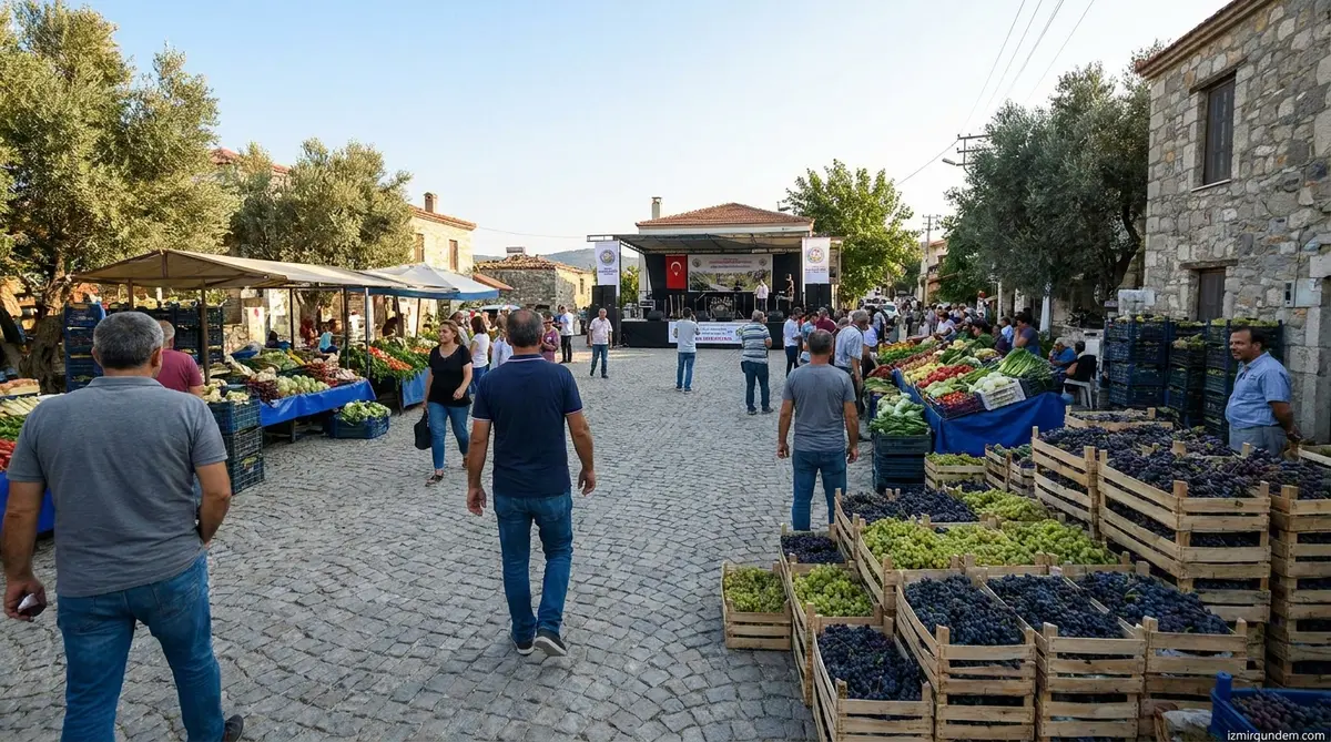 14. Kavacık Üzüm Festivali Başlıyor: Karabağlar'da Hasat Heyecanı