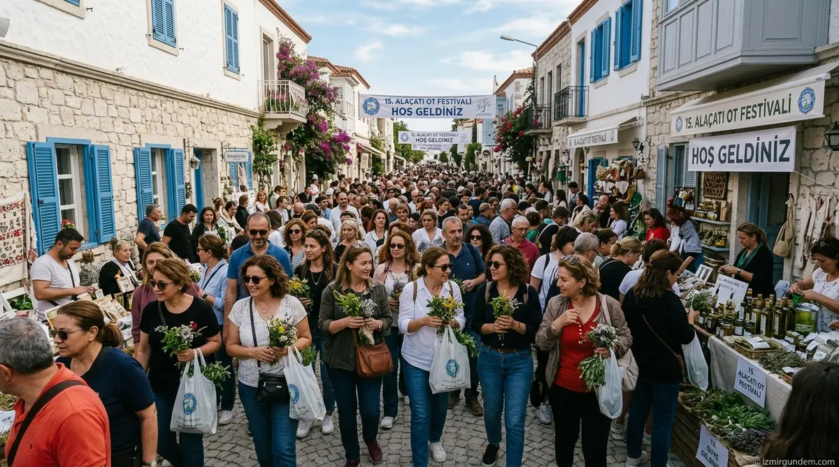 15. Alaçatı Ot Festivali'nde Yüz Binler Buluştu
