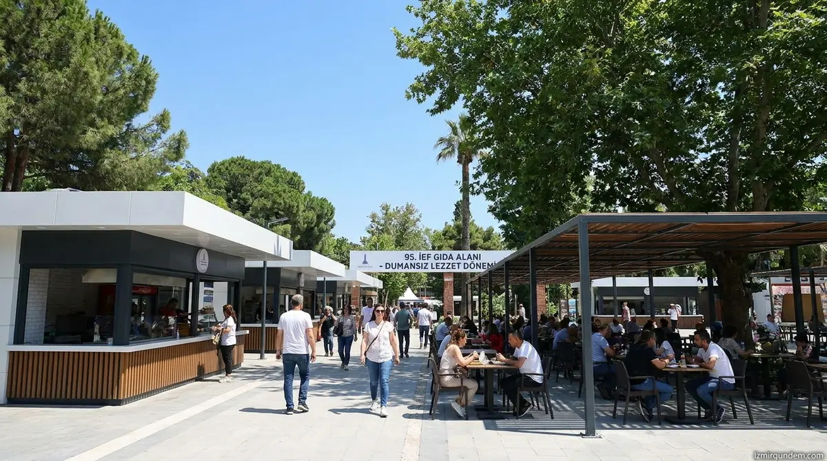 95. İEF Gıda Alanı Yenilendi: Kültürpark’ta Dumansız Lezzet Dönemi