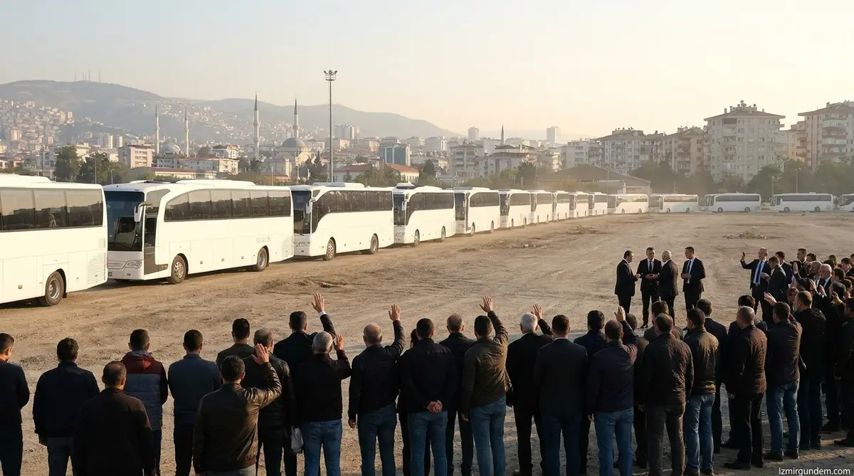 AK Parti İzmir'den Ankara'ya 5 Bin Kişilik Dev Çıkarma