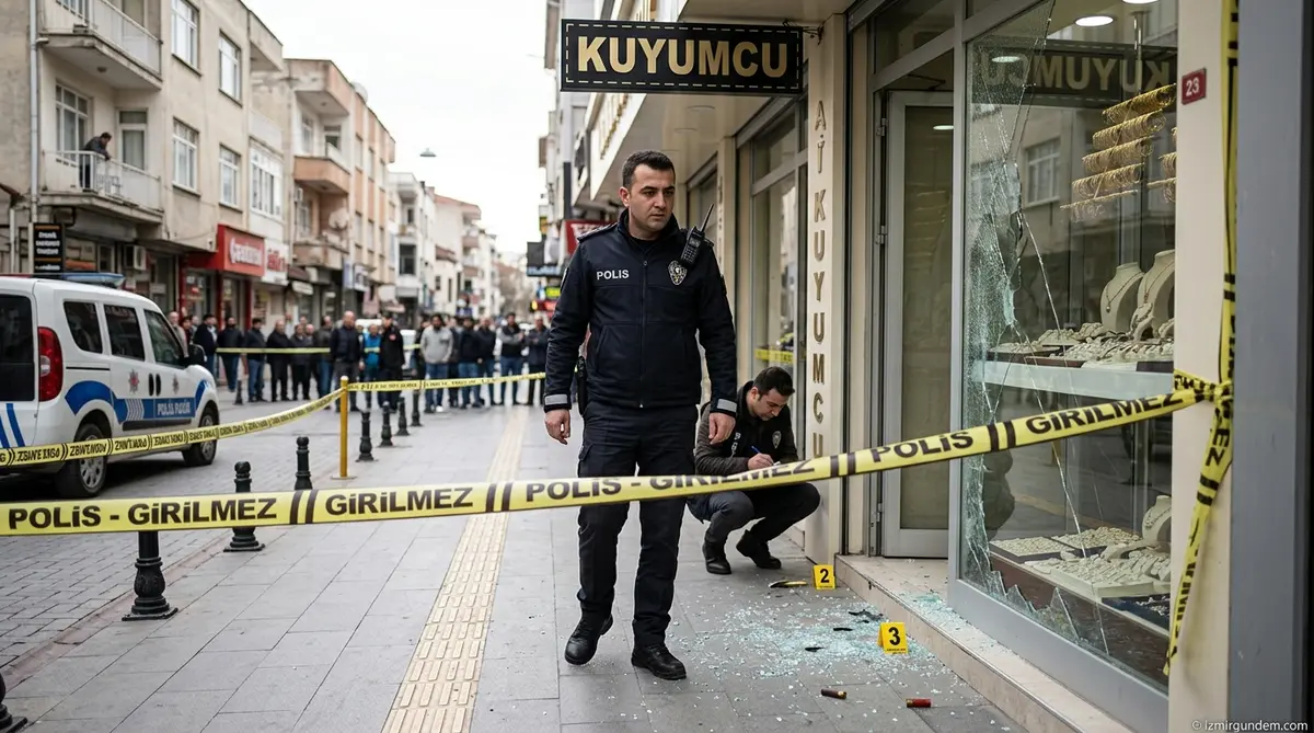 Aliağa'da Kuyumcu Soygunu: Pompalı Tüfekli Dehşet Sonrası 3...