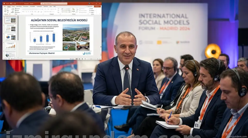 Aliağa’nın Sosyal Modeli Madrid’de İlgi Odağı Oldu