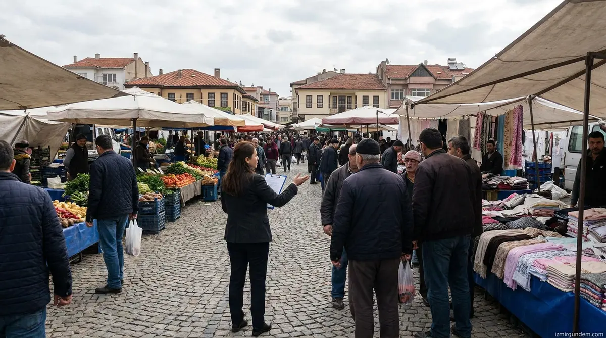 Asuman Şen Menderes Pazar Yeri Esnafıyla Bir Araya Geldi
