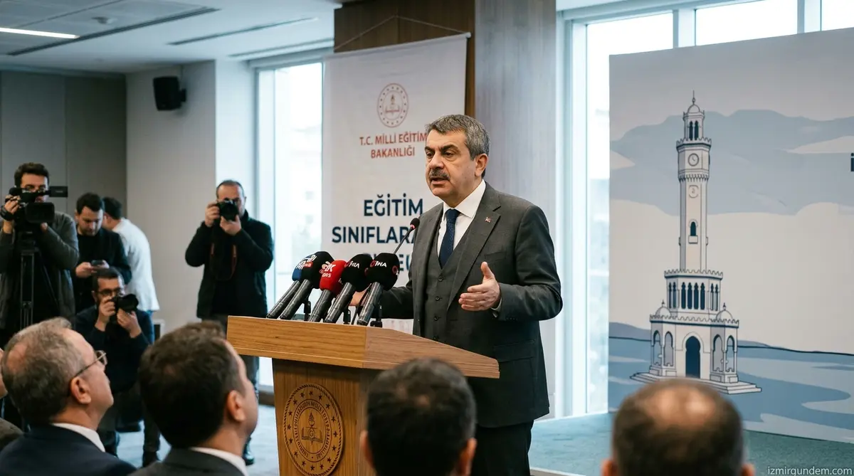 Bakan Tekin İzmir'de Duyurdu: Eğitim Sınıflara...