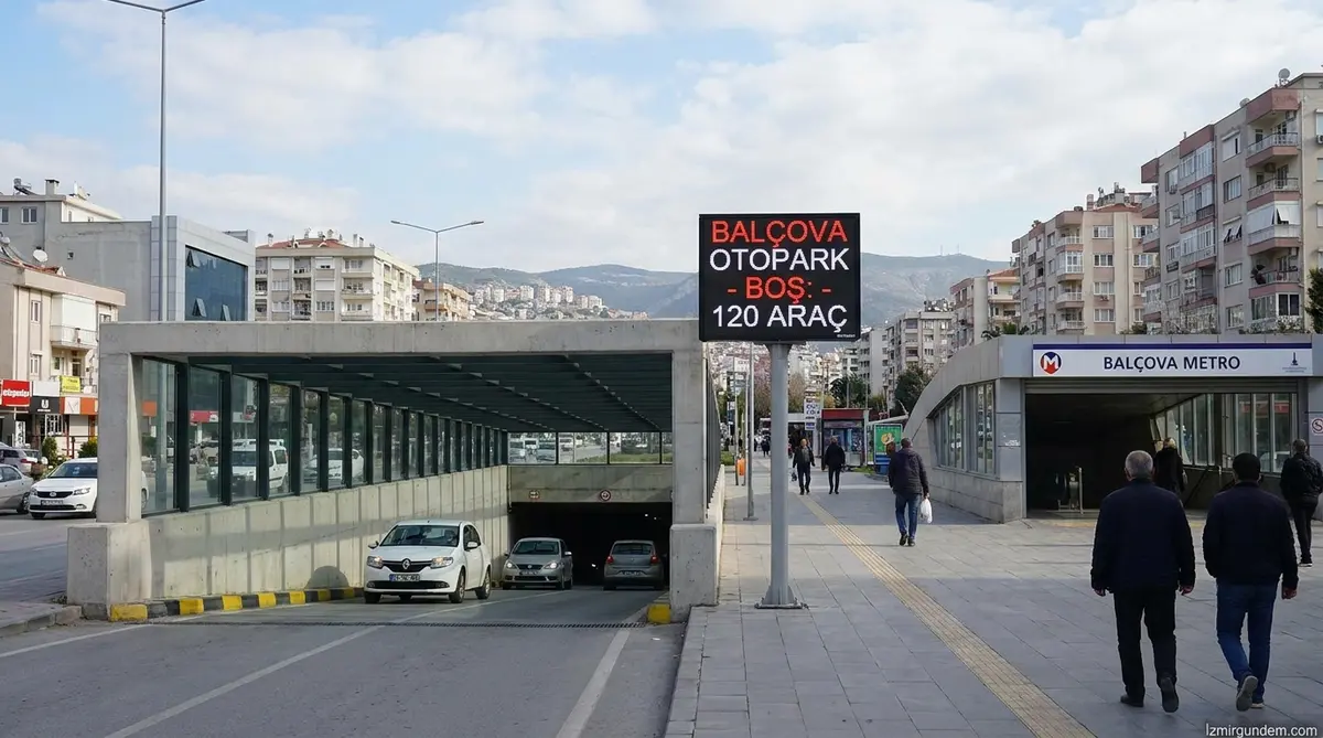 Balçova Metro Otoparkı Açıldı: Trafiğe Büyük Neşter