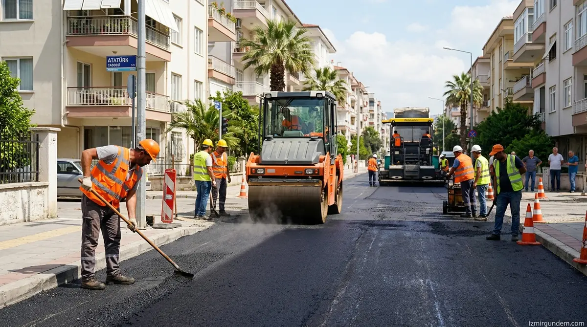 Balçova'da Asfalt Seferberliği: 100 Sokak Yenilendi