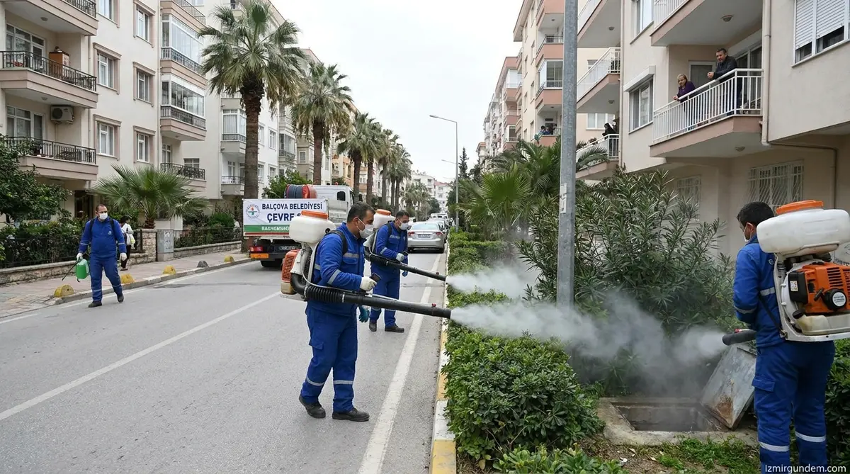 Balçova'da Kapsamlı Haşere Mücadelesi Başladı