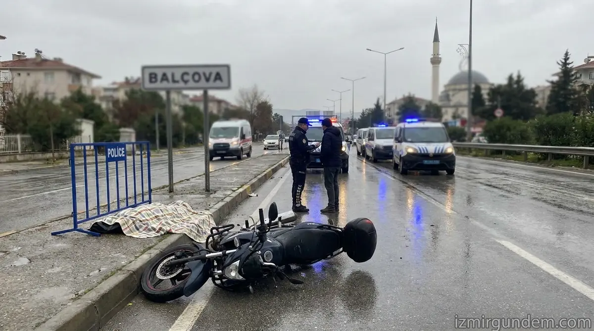Balçova'da Motosiklet Kazası: Hasan Vurgun Öldü