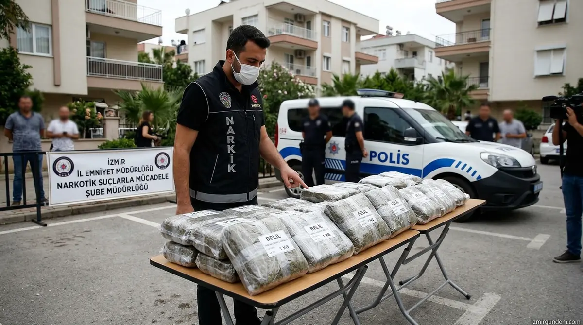 Balçova'da Narkotik Operasyonu: 15 Kilo Skunk Yakalandı