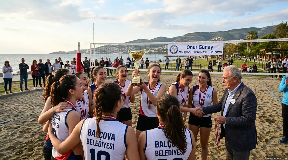 Balçova'da Onur Günay Voleybol Turnuvası Tamamlandı