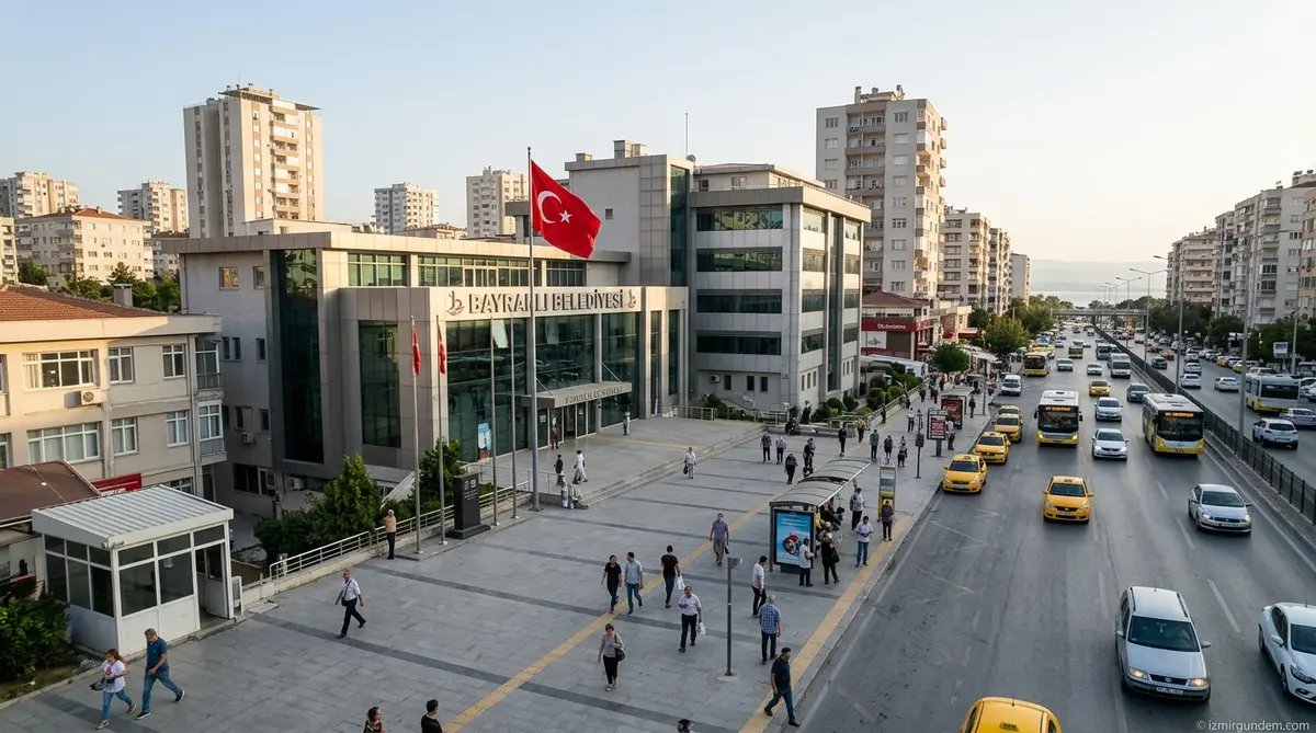 Bayraklı Belediye Başkanı İrfan Önal Personelle Bayramlaştı