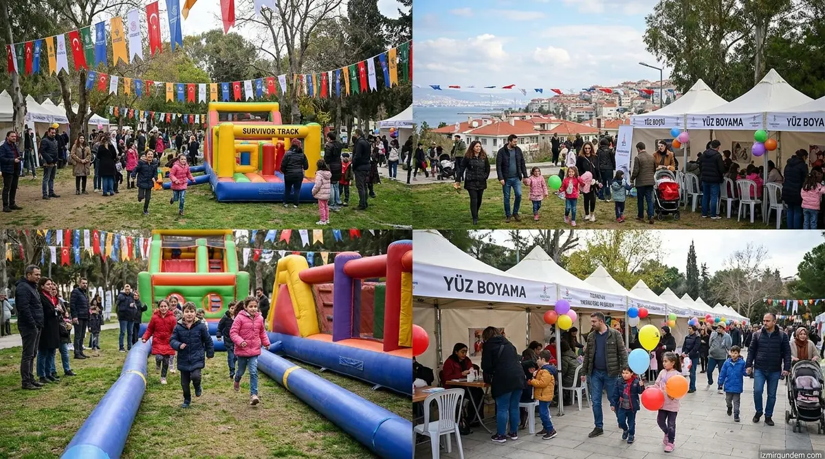 Bayraklı Gümüşpala'da Çocuklar Mahalle Şenliğiyle Eğlendi