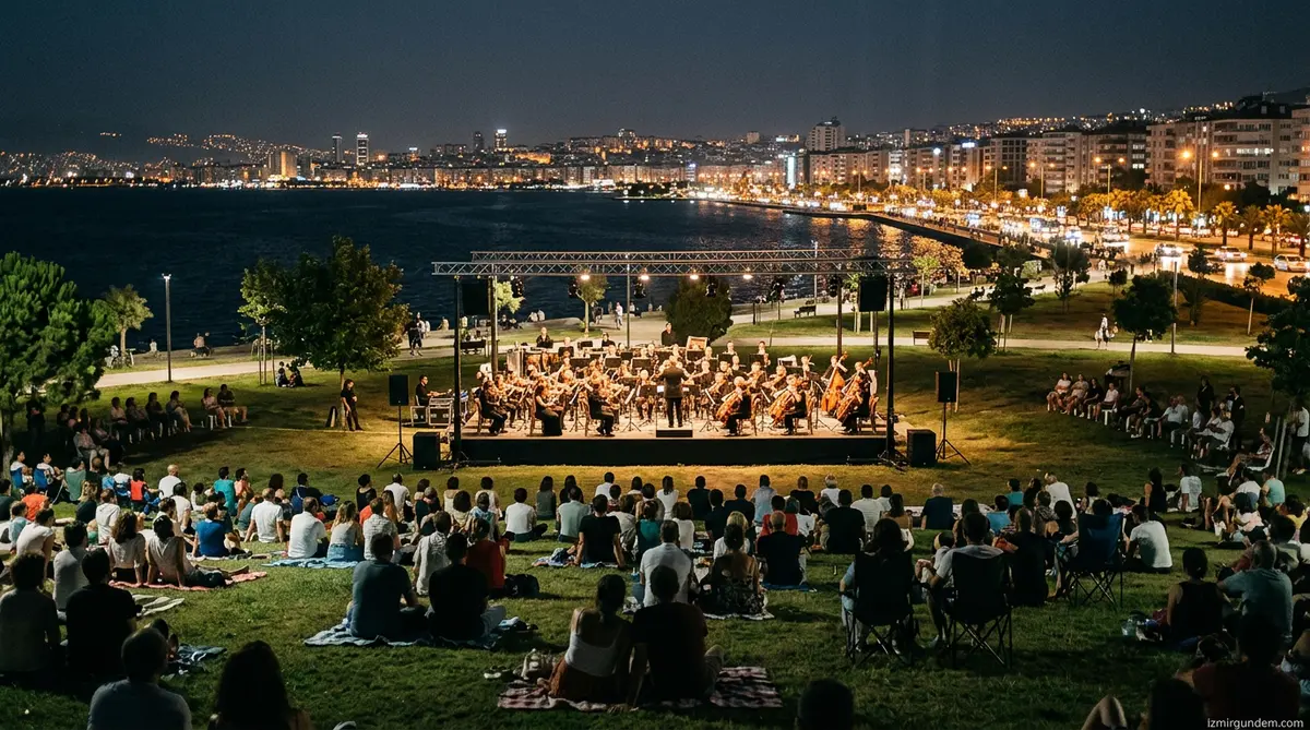 Bayraklı Sahili'nde Ücretsiz Çim Konserleri Başlıyor