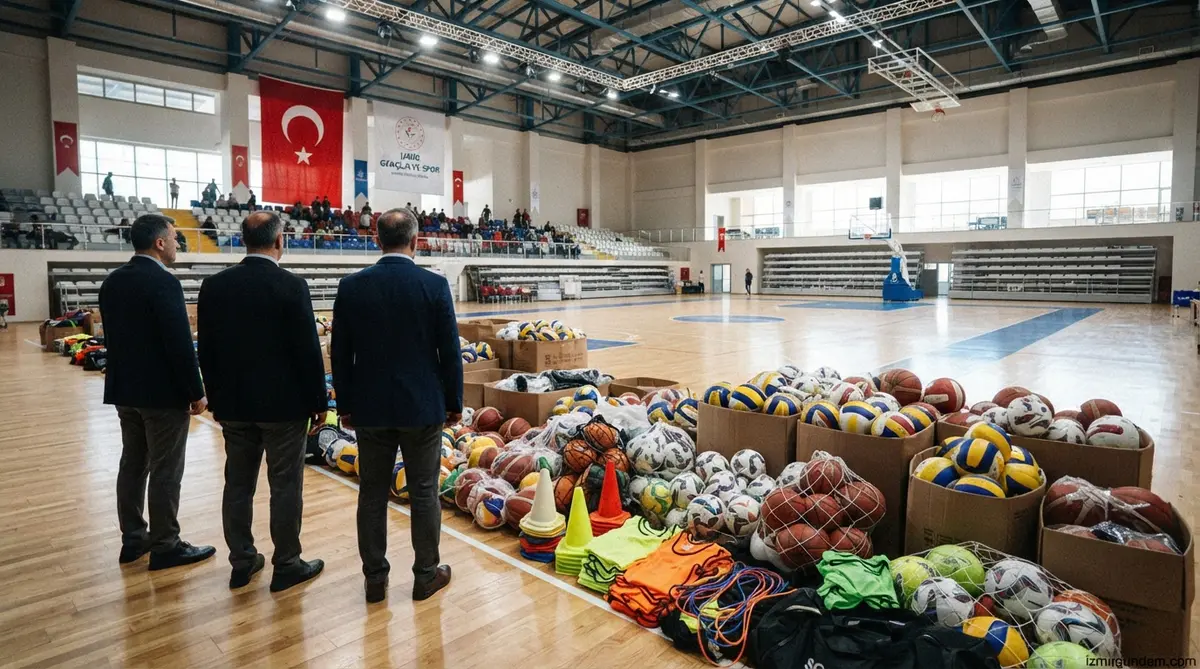 Bayraklı'da 51 Okula 1,5 Milyon TL'lik Spor Desteği