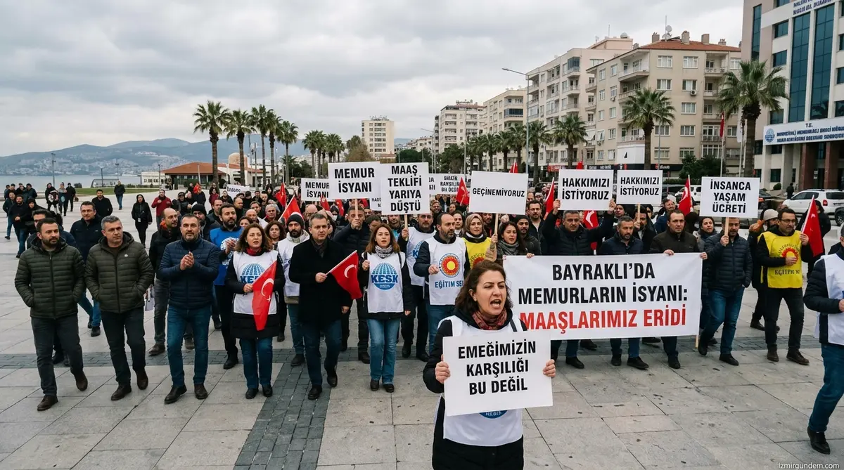 Bayraklı'da Memur İsyanı: Maaş Teklifi Yarıya Düştü