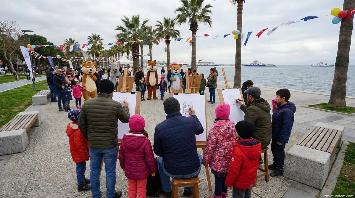 Bayraklı'da Çocuklar Sanatla Buluştu: Üç Günlük Şenlik Sona Erdi