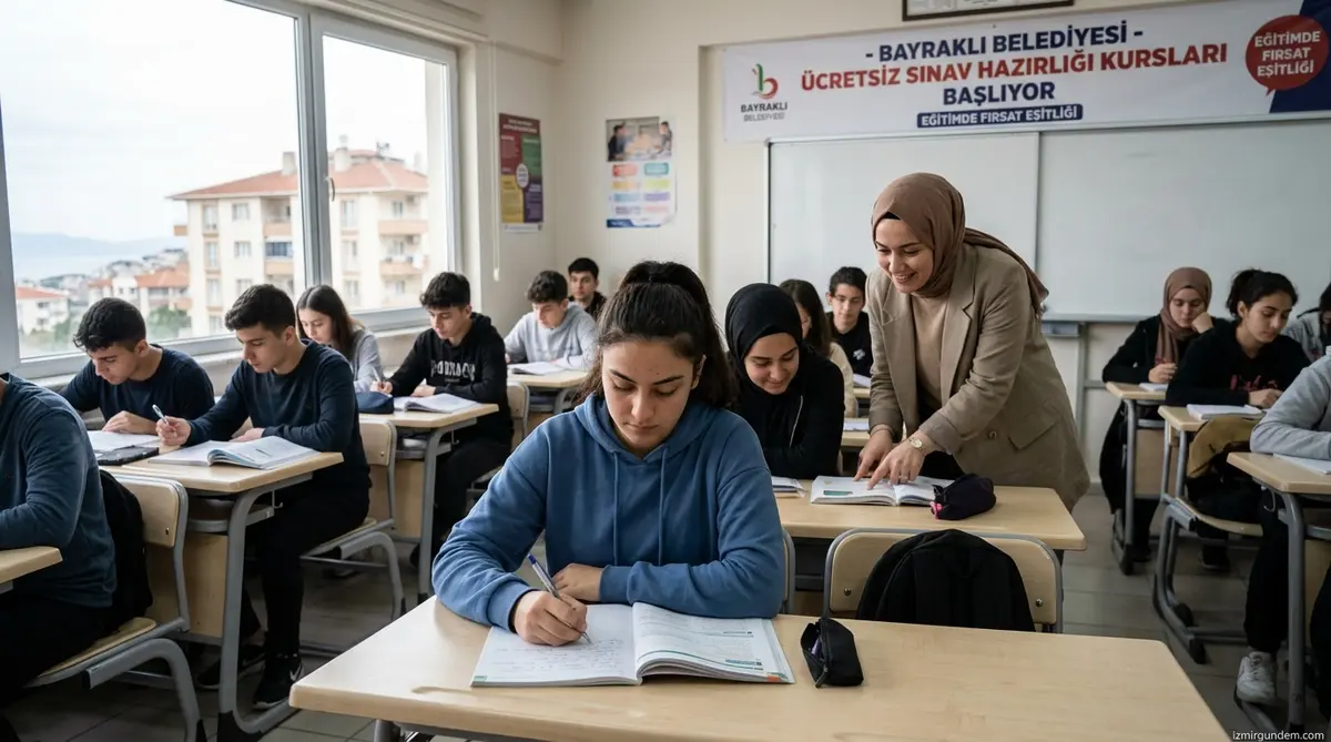 Bayraklı'da Ücretsiz Sınav Hazırlığı Başlıyor