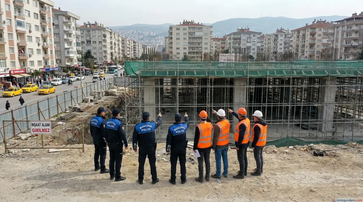 Bayraklı'da Şantiyelere Sıkı Takip: Kurallara Uymayana 7 Gün Süre
