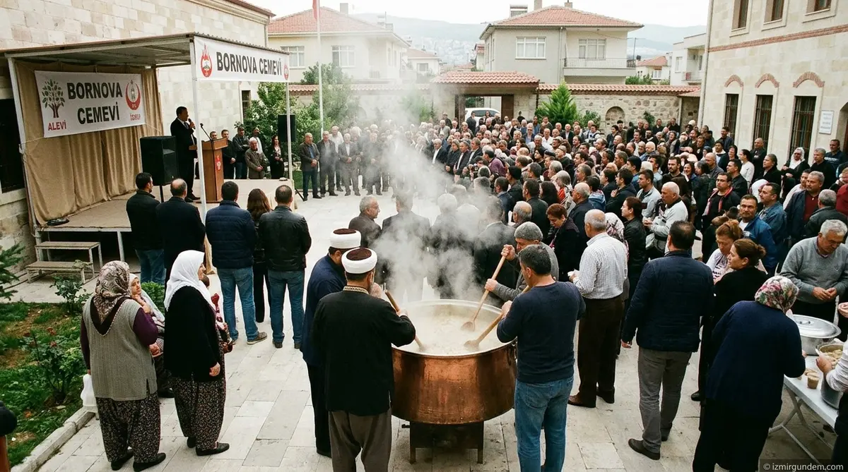 Başkan Tugay Bornova Cemevi'nde: Zulme Eğilmeyeceğiz