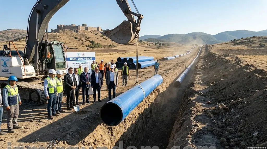 Bergama'da 75 Kilometrelik Dev Su Yatırımı Başladı