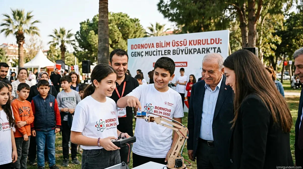 Bornova Bilim Üssü Kuruldu: Genç Mucitler Büyükpark'ta