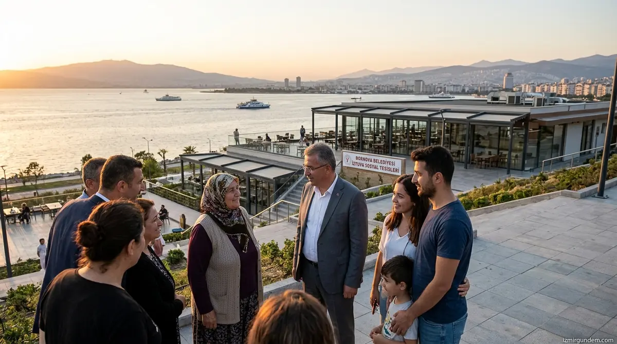 Bornova İzyuva’ya Körfez Manzaralı Sosyal Tesis ve İZMAR Müjdesi