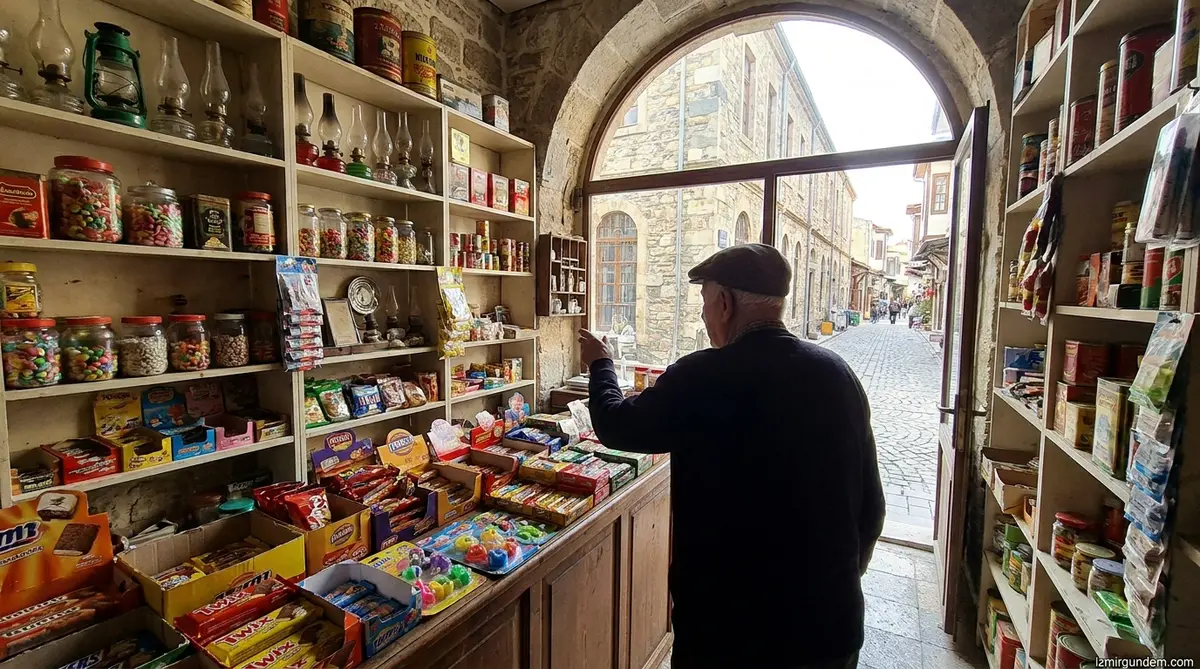 Bornova Kızılay Mahallesinde 35 Yıllık Nostaljik Bakkal