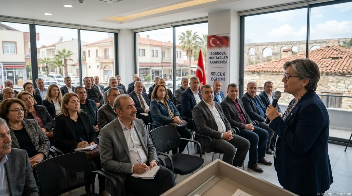 Bornova Muhtarlar Akademisi Eğitimini Selçuk...