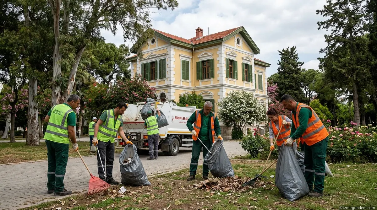 Bornova Paterson Köşkü Çevresinde Temizlik Seferberliği Başladı