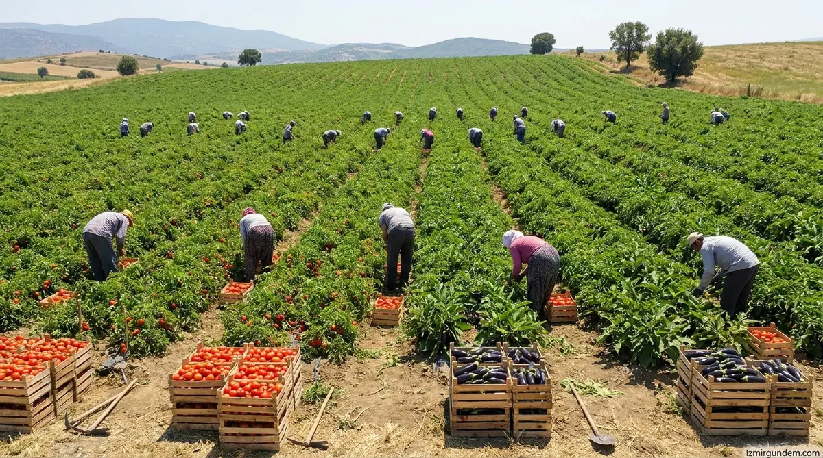 Bornova ve Torbalı Arasında Dev Tarım Köprüsü: Sebzeler Ücretsiz