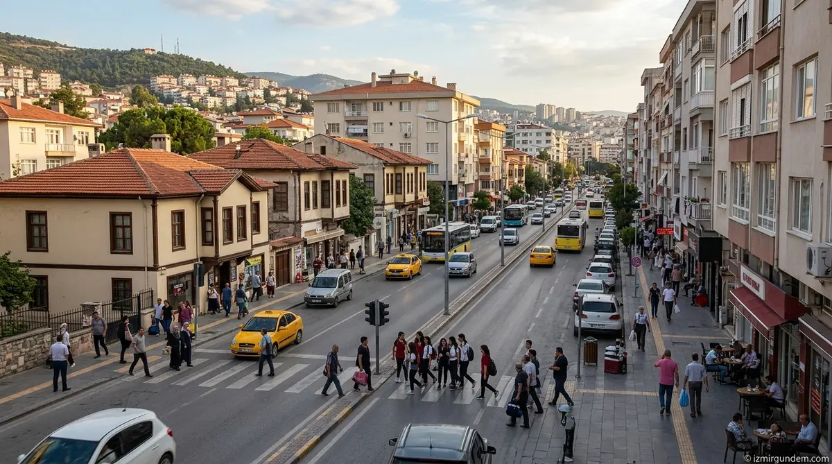 Bornova Zafer Caddesi Sil Baştan Yenileniyor: Başkan Ömer Eşki Sahaya İndi