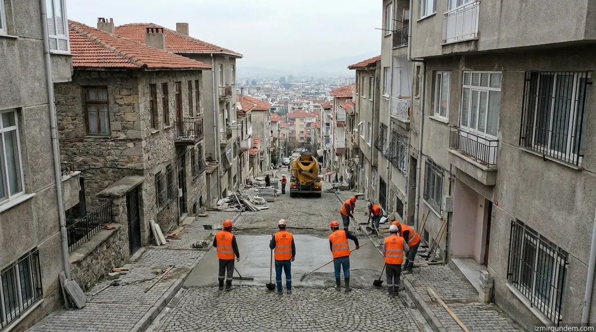 Bornova Çamkule'de 4718 Sokak Güvenli Hale Getirildi