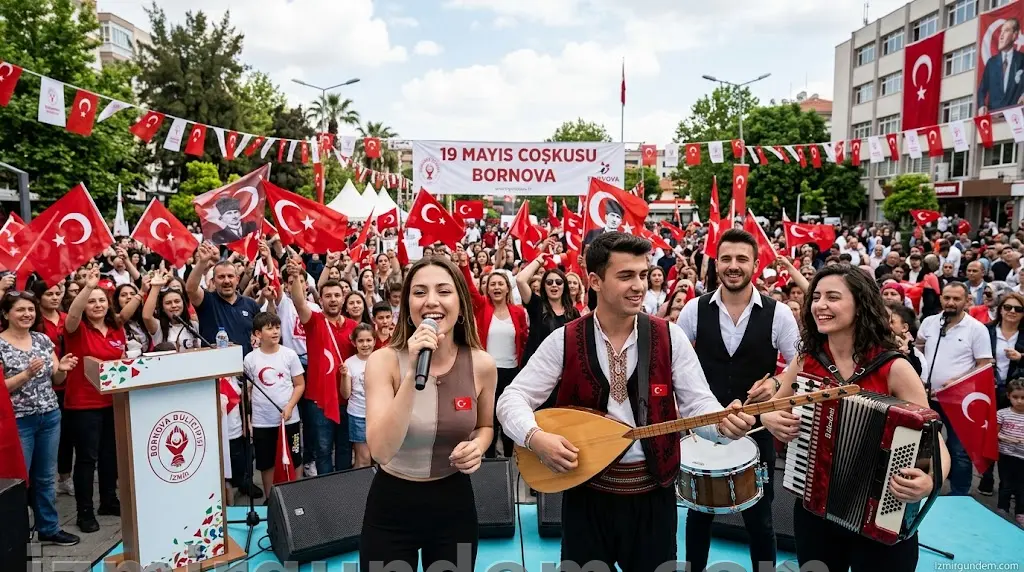 Bornova'da 19 Mayıs Coşkusu Türkülerle Yankılandı