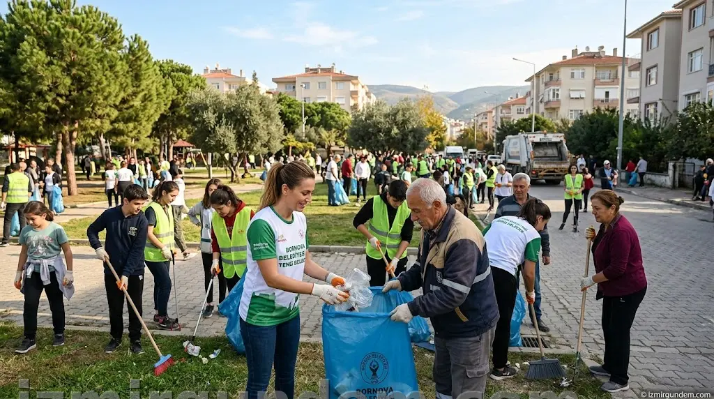 Bornova'da Dev Temizlik: Gelecek İçin El Ele Verdiler