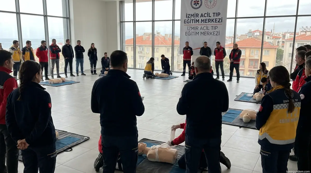 Bornova'da Eğitmenlere İlk Yardım Eğitimi: Heimlich ve TYD Anlatıldı