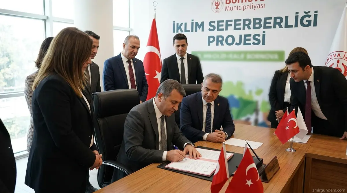 Bornova'da İklim Seferberliği: Tarihi İmza Atıldı