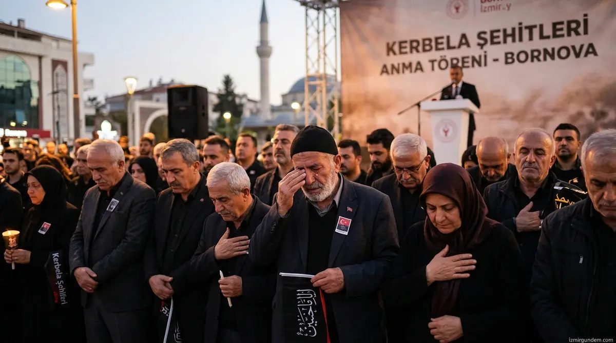 Bornova'da Kerbela Şehitleri Duygu Dolu Törenle Anıldı