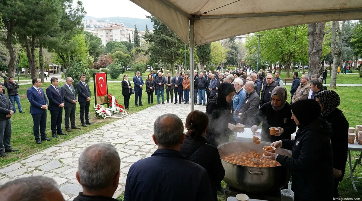 Bornova'da Kıbrıs Şehitleri İçin Lokma Hayrı Düzenlendi
