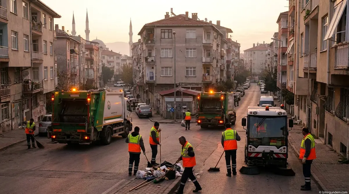 Bornova'da Temizlik Seferberliği: 360 Personel Sahaya İndi