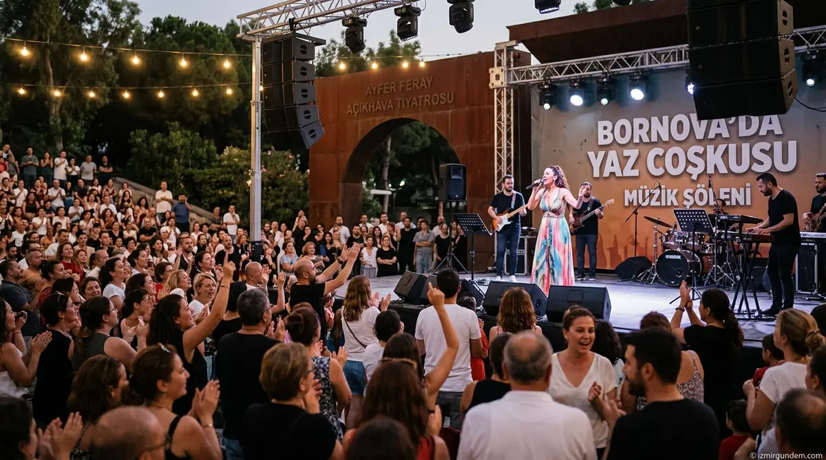 Bornova’da Yaz Coşkusu: Ayfer Feray’da Müzik Şöleni