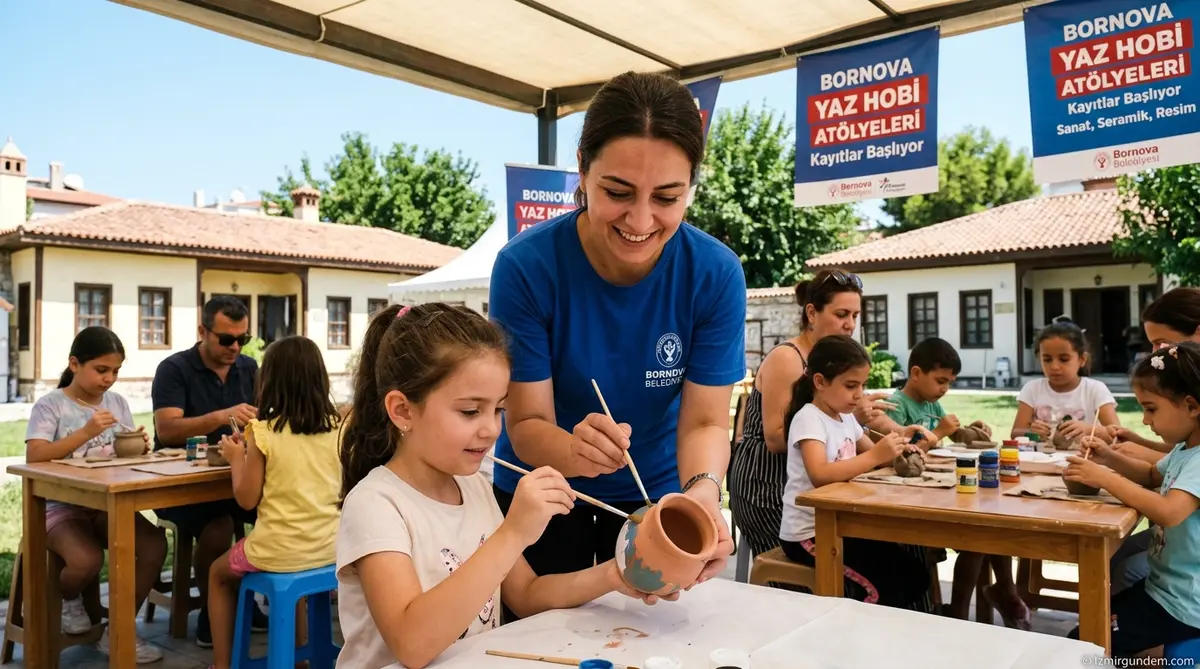 Bornova'da Yaz Hobi Atölyeleri İçin Kayıtlar Başlıyor