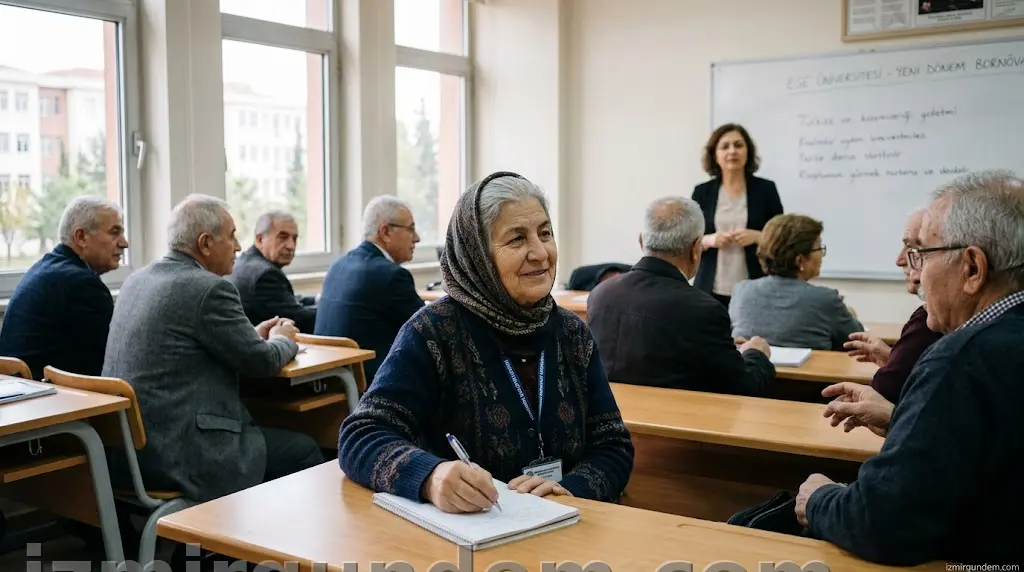 Bornova'da Yaşlılar İçin Üniversite Dönemi Başlıyor