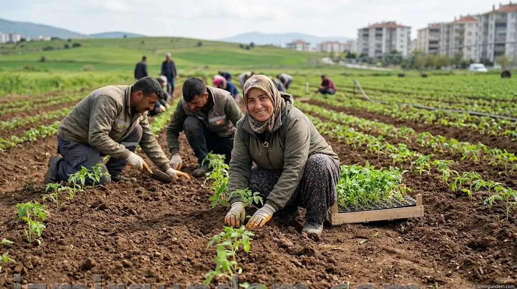 Bornova’da Üretim Seferberliği: 382 Bin Fide Toprakla Buluşuyor