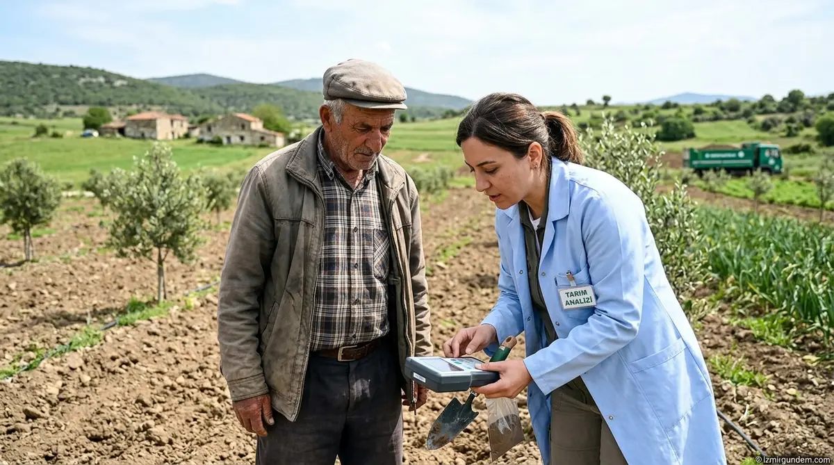 Bornovalı Çiftçiye Ücretsiz Toprak Analizi Desteği: Verim Artacak...