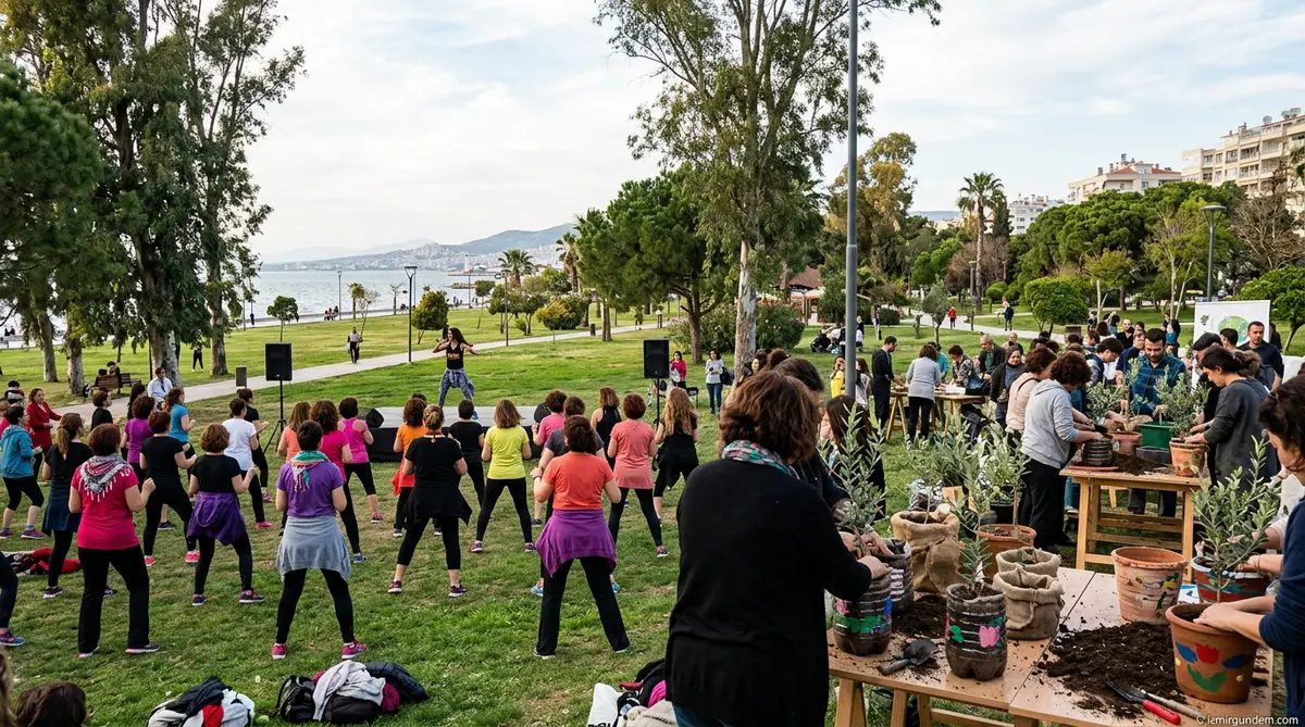Buca Hasanağa Bahçesi'nde Doğa Seferberliği: Kadınlar Zeytin Dikti