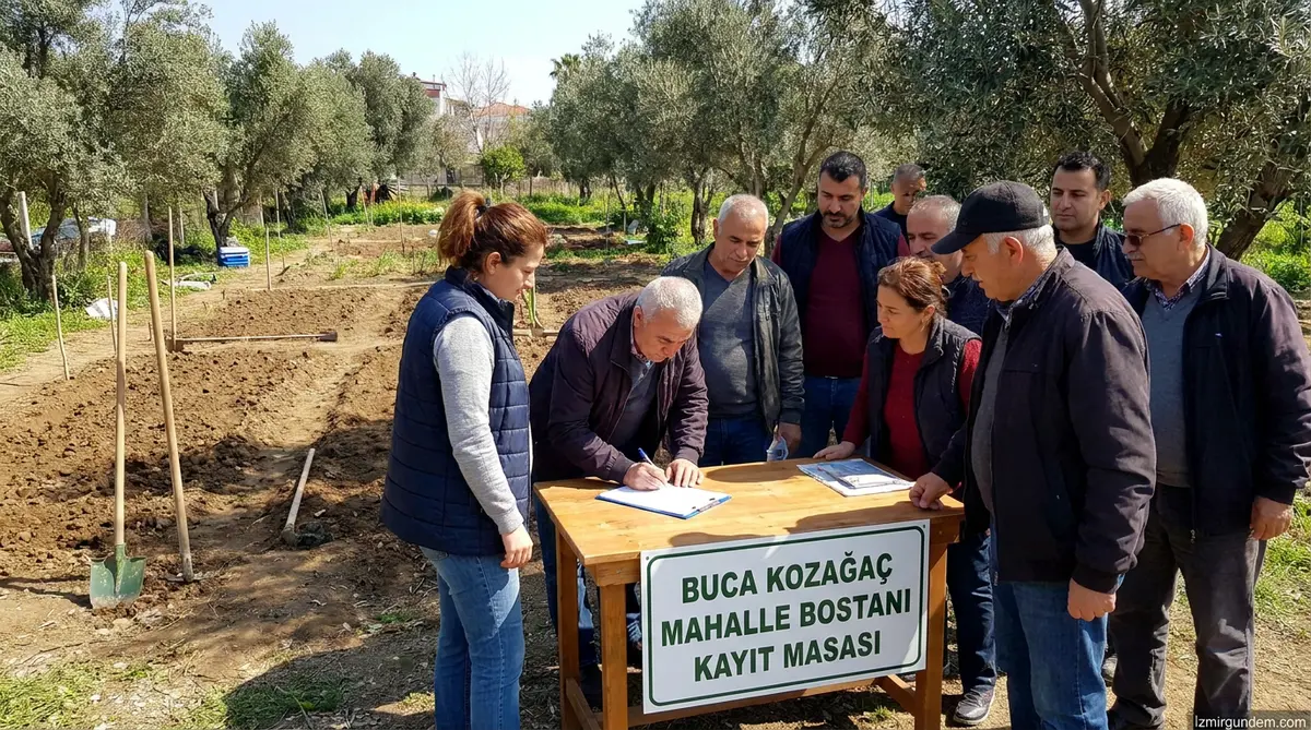Buca Kozağaç Mahalle Bostanı Kayıtları Başladı: 25 Yeni Parsel