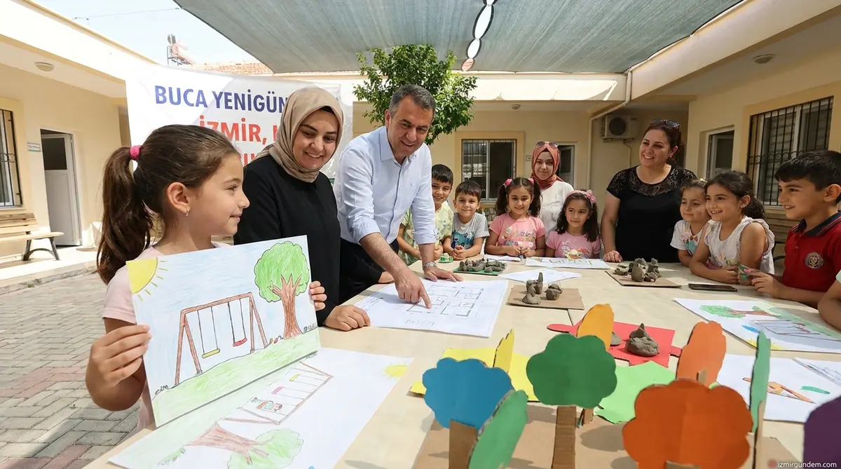 Buca Yenigün'de Çocuklar Hayallerindeki Parkı...