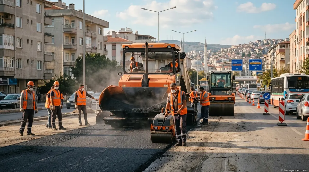 Buca Yollarında Dev Asfalt Hamlesi: 6 Ayda Kilometrelerce Yol Yenilenecek